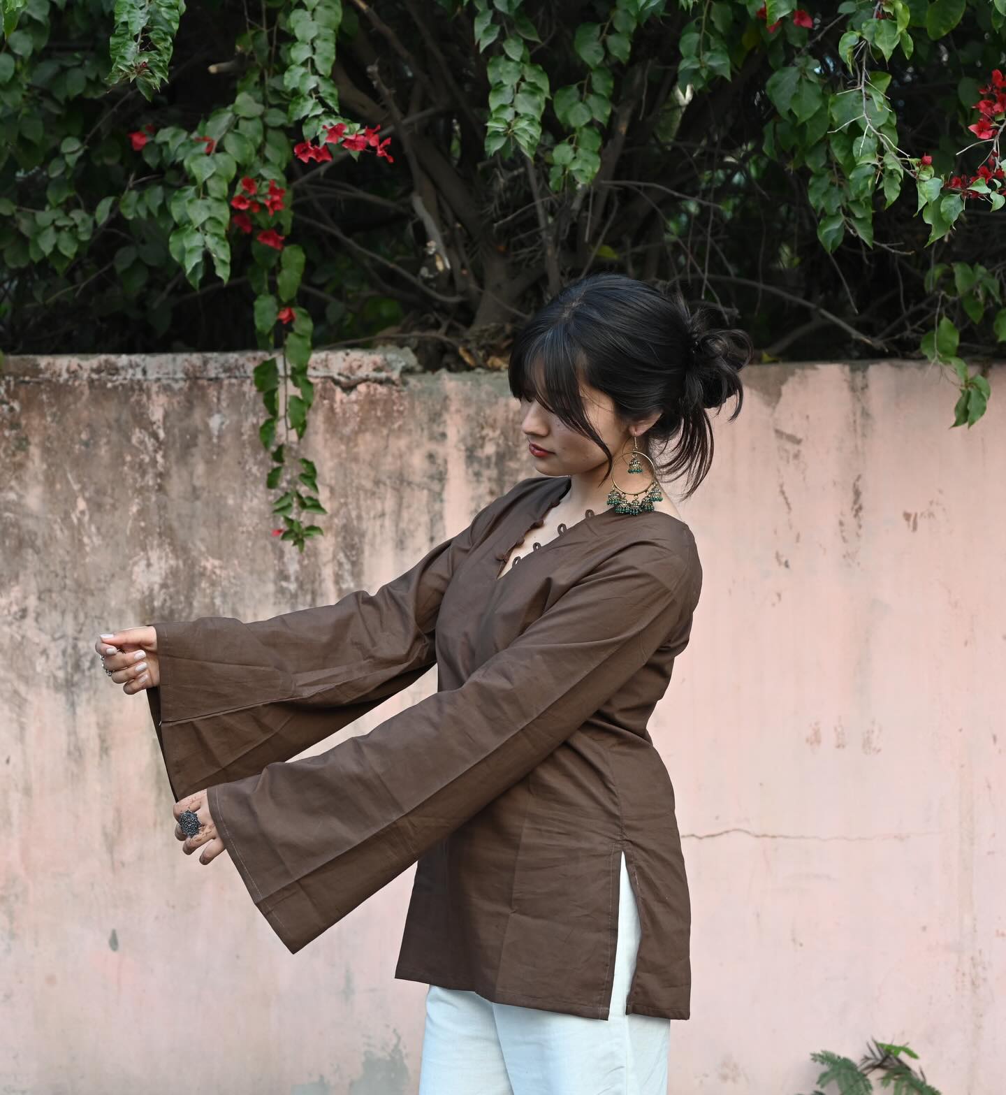 Brown Charm Kurti