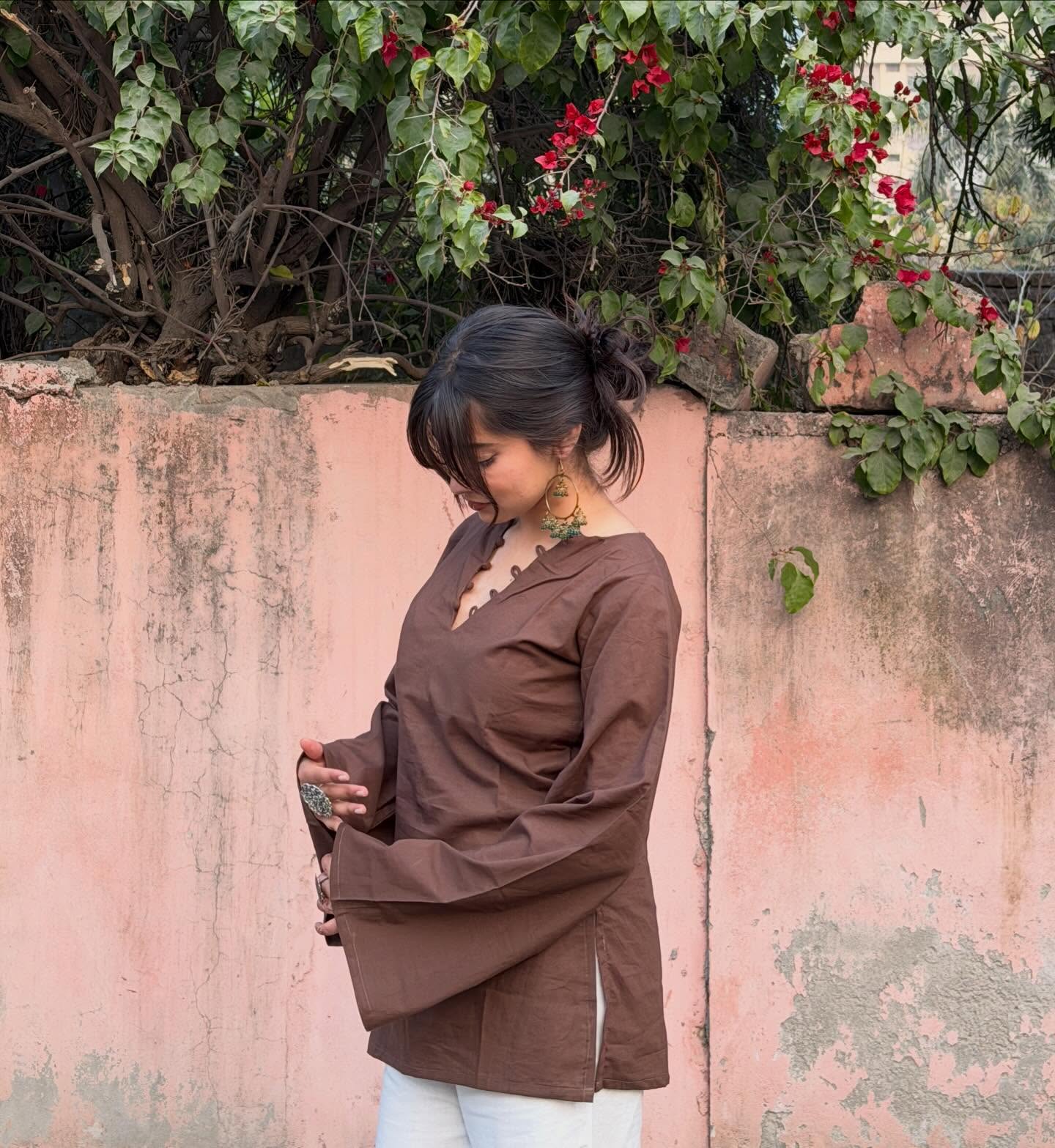 Brown Charm Kurti