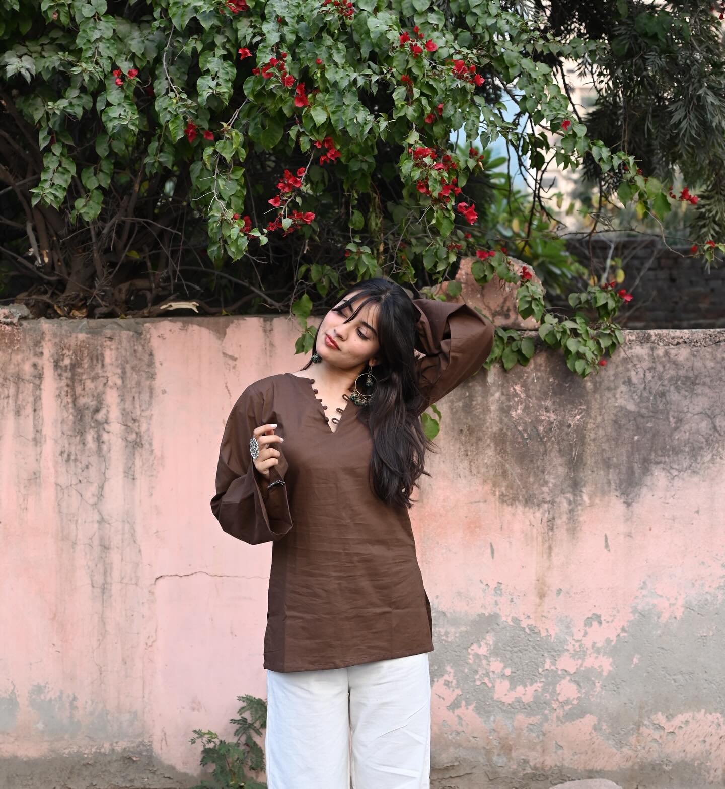 Brown Charm Kurti