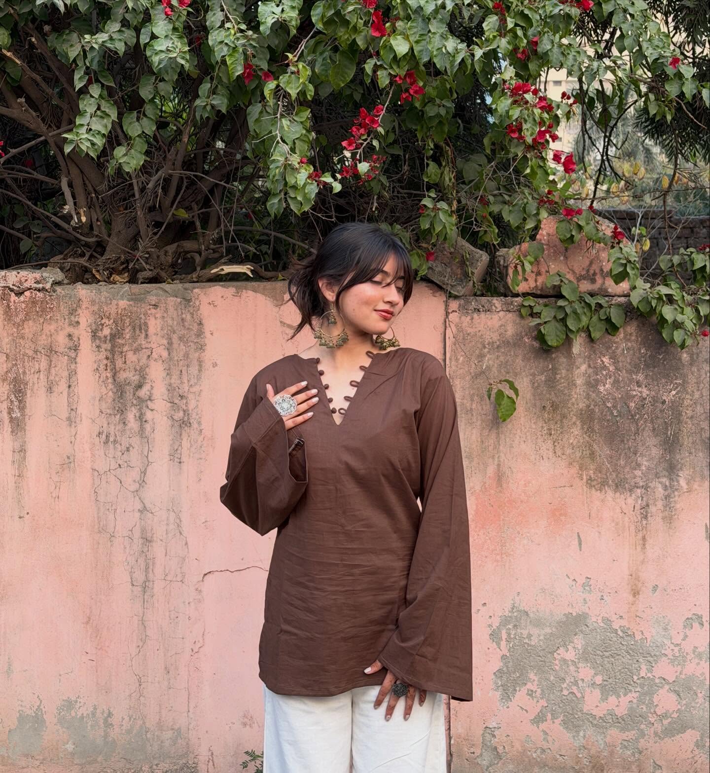 Brown Charm Kurti